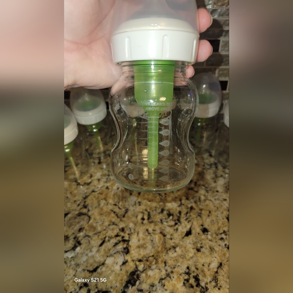 7 Dr. Brown's GLASS 5oz Wide Neck Anti Colic Baby Bottles Set - Picture 2 of 4